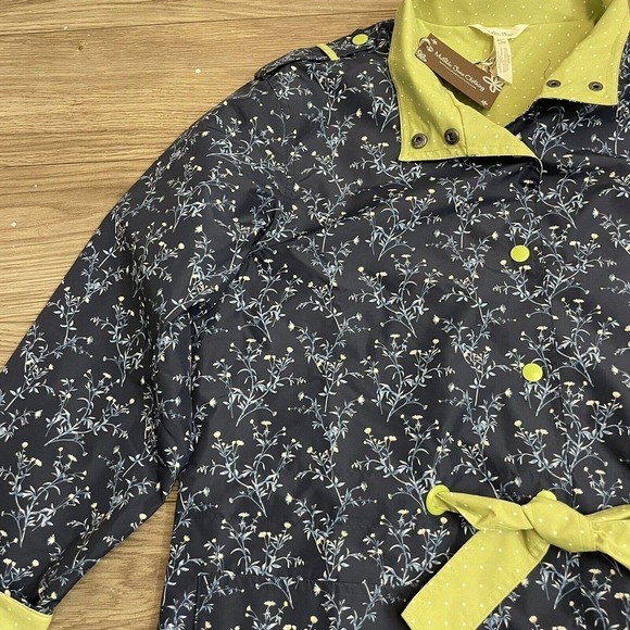 Matilda Jane Brighten the Day Navy Blue Floral Softshell Jacket - Picture 5 of 13